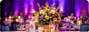Gala table setting
